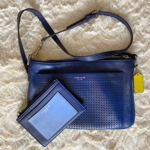 COACH Navy Crossbody